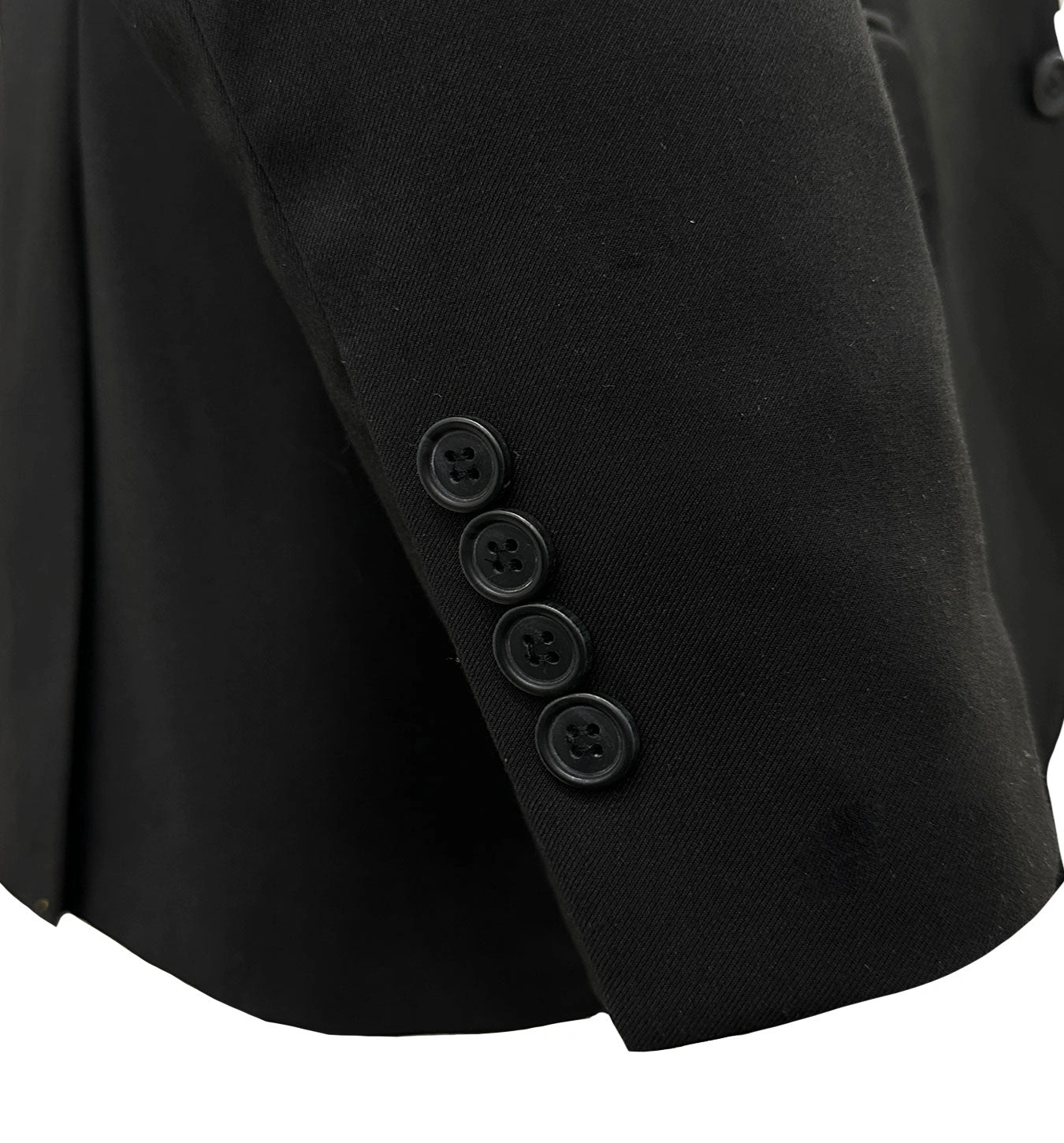 Elegancki czarny garnitur Angelo Rossi Modern Fit z kamizelką - klasa i styl dla mężczyzny