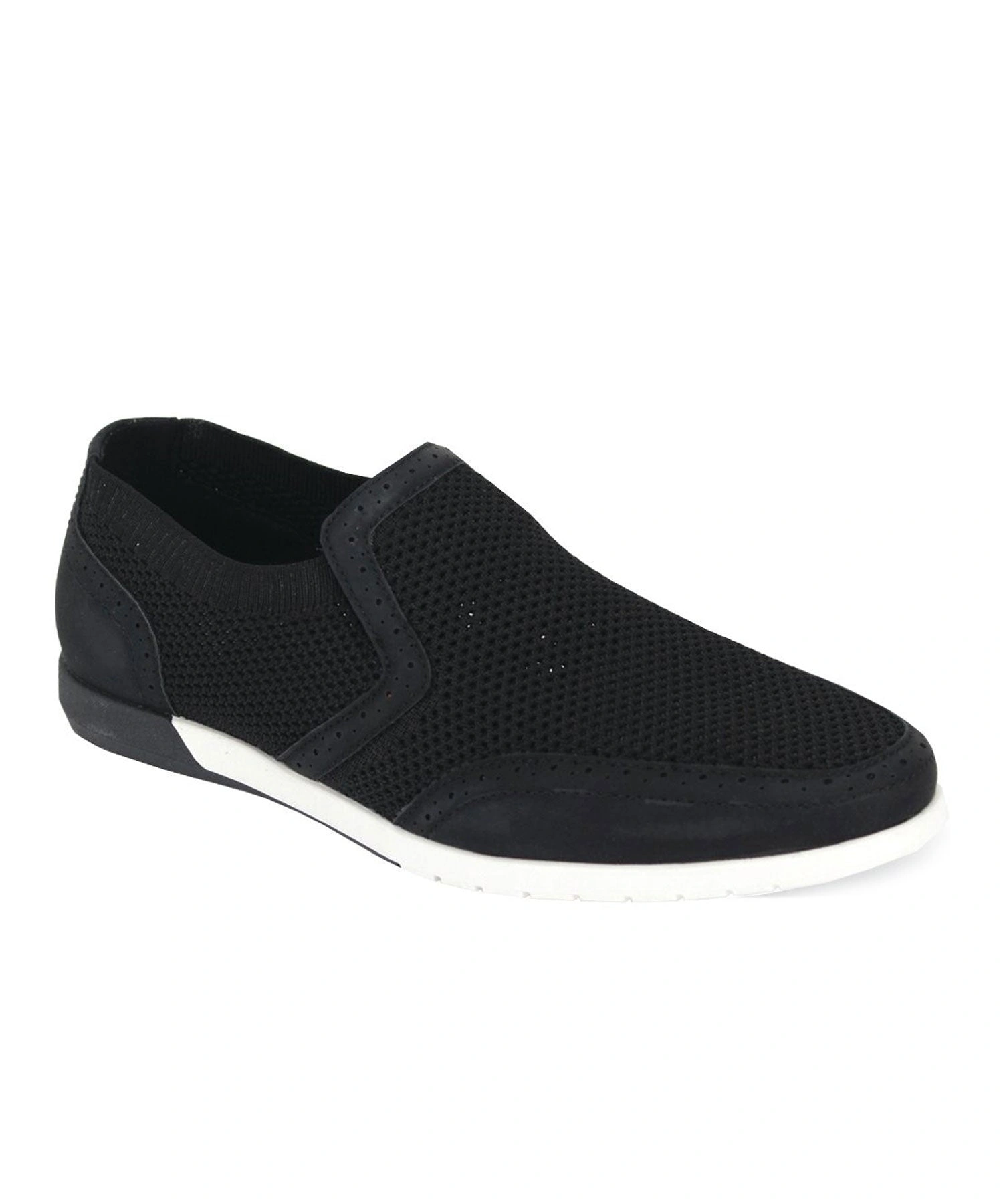 Czarny But Slip-On z Brooklynu 718: Nowojorska Elegancja Na Twoich Stopach! Idealny dla Niej i dla Niego.